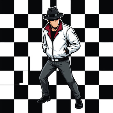 ska music vector image 