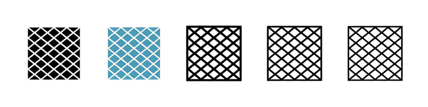 Mosquito net line icon vector set. Thin line customizable illustration. Contour symbol. Vector isolated outline drawing. Editable stroke