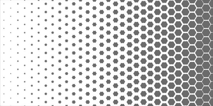 WebDotted halftone gradient texture. Fading polka dot background. Repeated dots gradation pattern. Black vanishing comic pop art overlay backdrop. Halftone raster effect wallpaper. Vector Ilustration