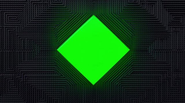 次世代量子コンピューターにおけるグラフェン基板の回路起動プロセス背景ビデオ