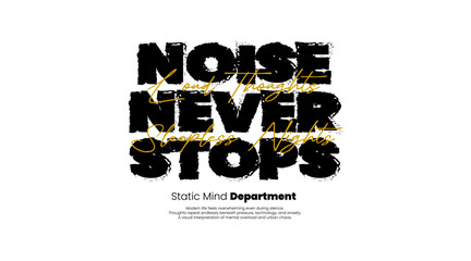 Minimalist Fashion Typography. Slogan typography for casual and streetwear styles. For screen printing on t-shirts and jackets. © lanllan