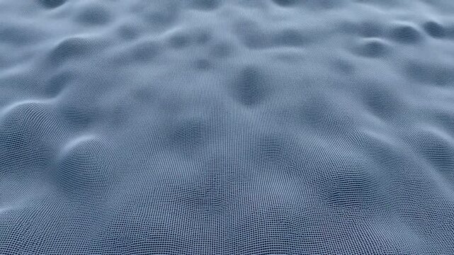 Textured Oceanic Terrain. Cinematic Scene Portraying Rippling Terrain With Oceanic And Geological Textures