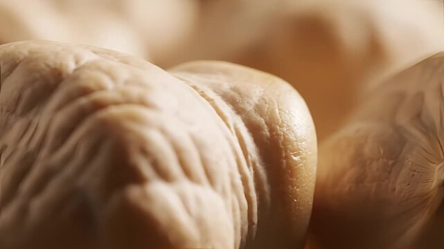 Extreme Closeup of Chickpeas Macro Photography.