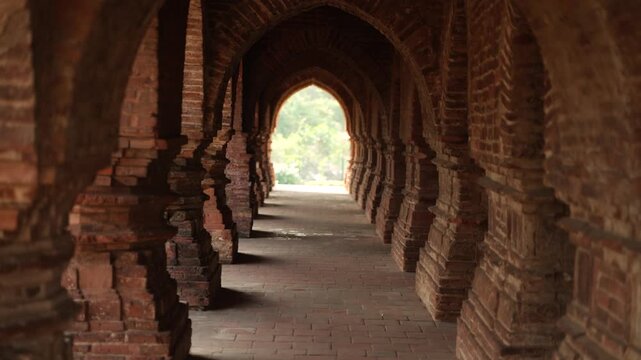 This Ras Temple is one of the prominent architectural landmarks of Bishnupur, West Bengal. The Terracotta Temples of Bishnupur.