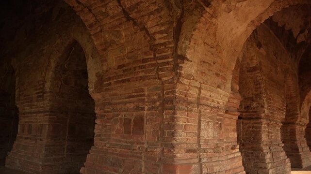 This Ras Temple is one of the prominent architectural landmarks of Bishnupur, West Bengal. The Terracotta Temples of Bishnupur.
