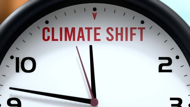 Climate Shift that is going to happen soon, it is imminent.