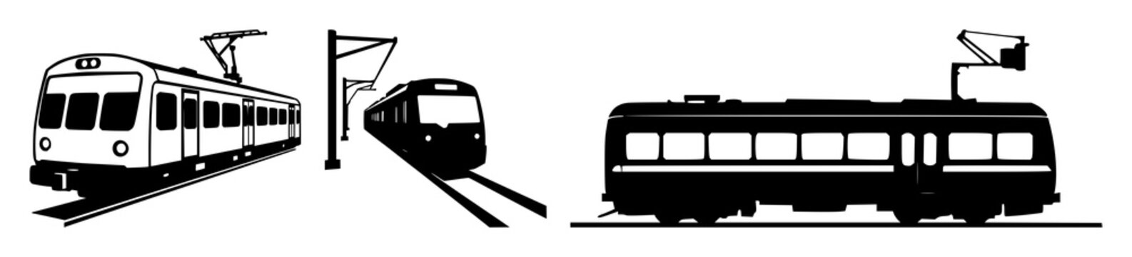 Solid black icon, white background: train station icon set with simple line art design featuring line art, illustrations, graphic resources with vector and design elements
