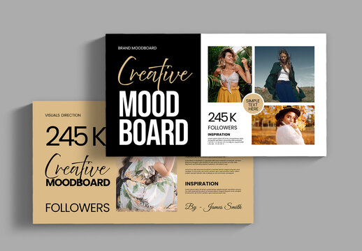 Creative Fashion Mood Board Template
