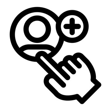 Membership subscription line icon