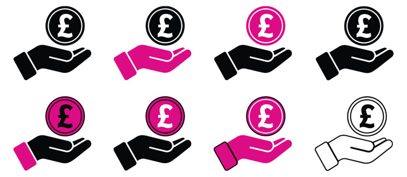 Pound With Hand Symbol, Hand Impact Gesture Icon Showing Strike or Tap Action, Modern Minimal Vector Illustration for Instructional Graphics and User Interface Design.