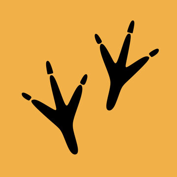 bird footprint icon
