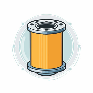 Illustration of a spool of thread