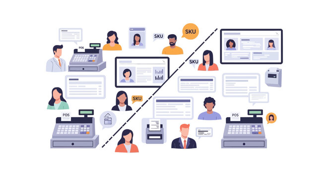 Teamwork and Point of Sale Systems in a Retail Operations Scene