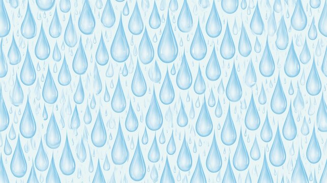 Blue Raindrop Pattern Background