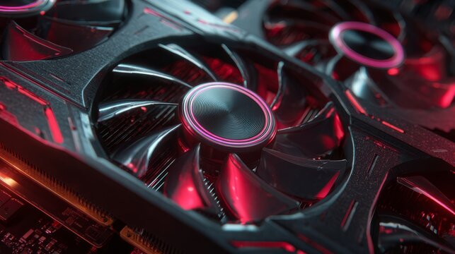 Futuristic high performance gaming graphics card with advanced gpu architecture and vibrant rgb lighting designed for ultra smooth high resolution gaming and professional workstation rendering perform