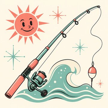 fishing pole clip art day 