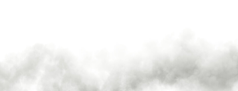 Cutout smooth gas rising effect on transparent backgrounds 3d illustrations png