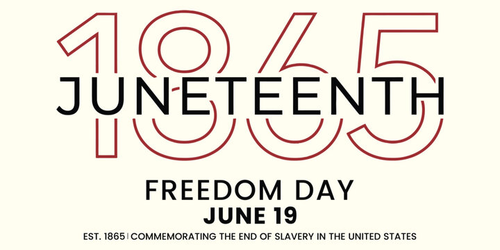Juneteenth freedom day commemoration 1865