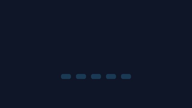 minimal sequential signal bars connectivity animation