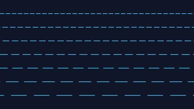 minimal shifting dashed lines loop
