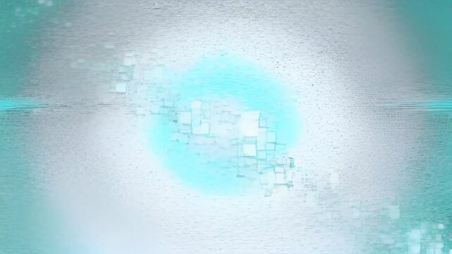 Abstract glitch line in music technology shows virus hack effect with digital texture and teal glow, combined with gray gradient light and pattern for SEO friendly searchability