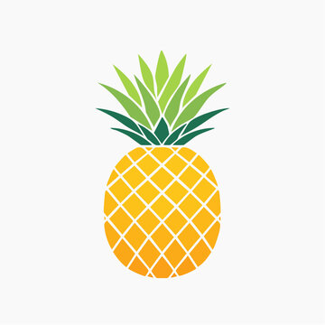Stylized Pineapple Icon