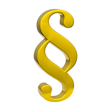 golden paragraph symbol
