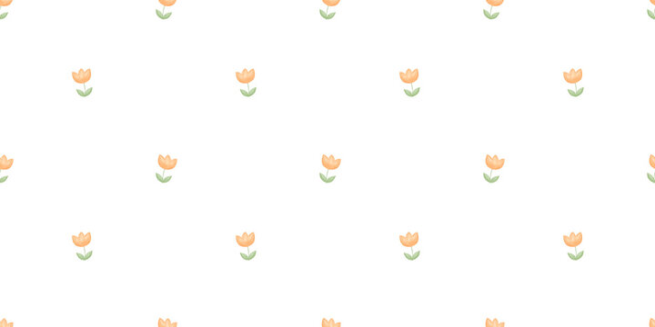 Seamless small floral pattern with tiny abstract flowers. Watercolor ditsy print for wallpaper and fabric design, minimal blossom motif for baby textiles