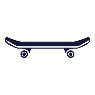 skateboard silhouette, best used for template, UI, presentation, application, web and banner