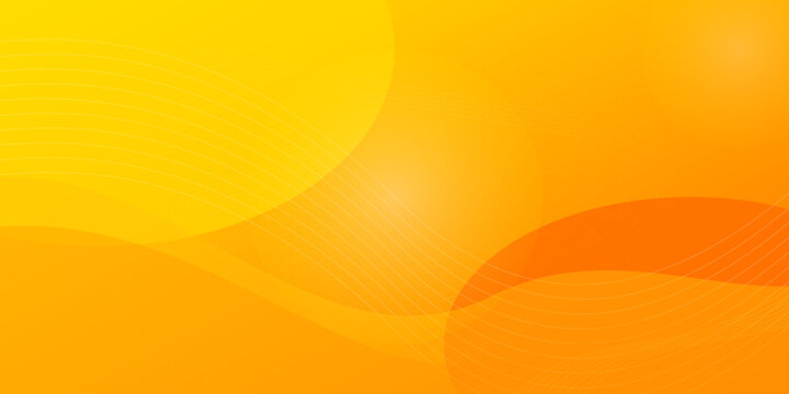 Abstract orange background template with fluid wavy gradient shapes for business corporate banner
