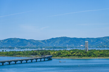 Obraz premium 静岡県浜松市の浜名湖