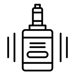 Obraz premium Vape Mod Icon