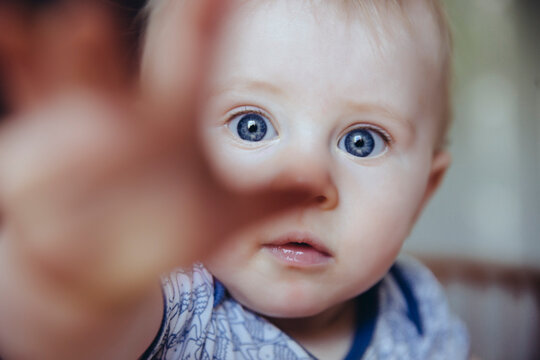 Portrait of baby boy
