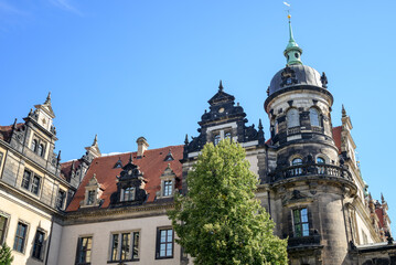 Fototapeta premium Architecture of Old town Dresden in Saxony, Germany