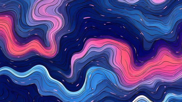 Digital powder blue artistic wave abstract background