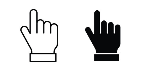 Fototapeta premium Hand pointer icon