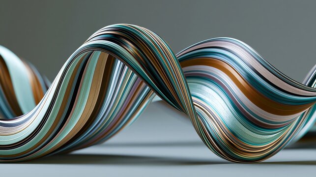 Patterns flow smoothly together, creating a continuous design.