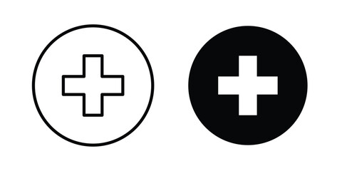 Obraz premium Hospital sign icon