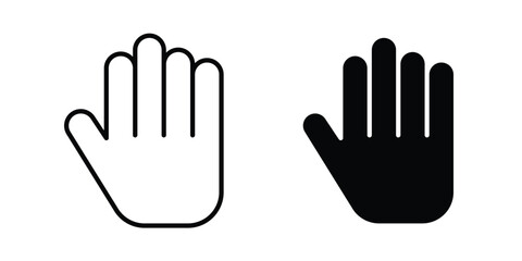 Obraz premium Stop icon
