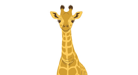 Giraffe Portrait with Long Neck. © Mus