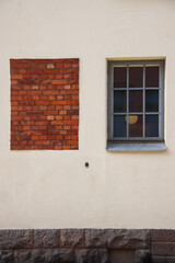 Fototapeta premium White wall and window
