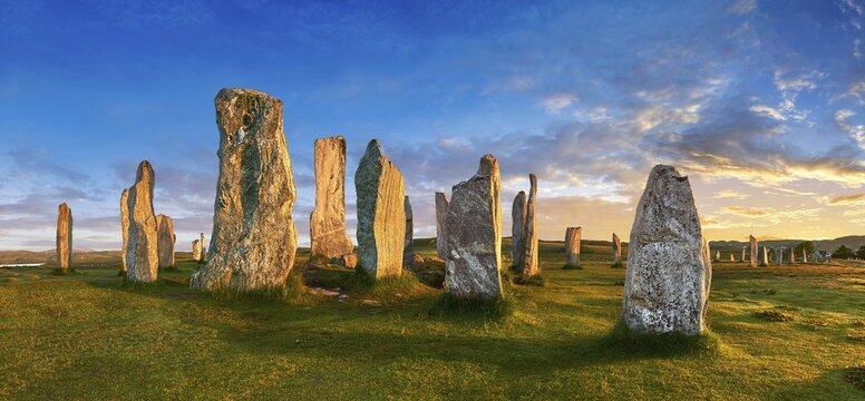 Callanish Stones, Tursachan Chalanais, neolithic standing stones, Isle of Lewis, Outer Hebrides, Scotland
