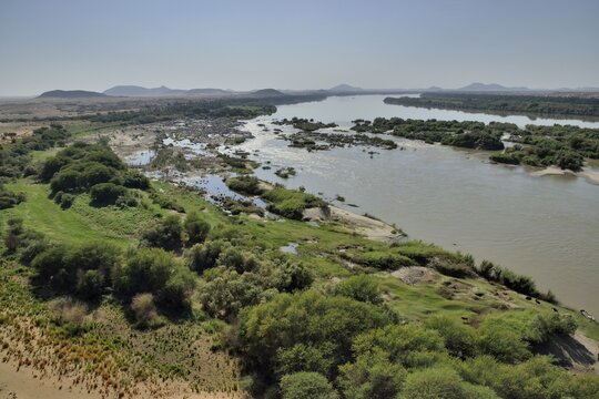 Third Cataract of the Nile at Kerma, Northern, Nubia, Sudan