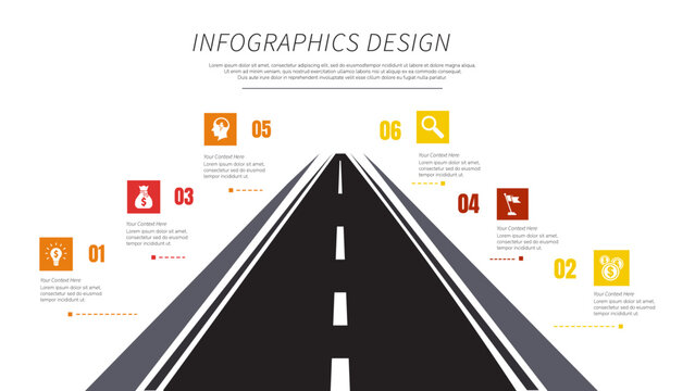 Creative Roadmap Infographic Design