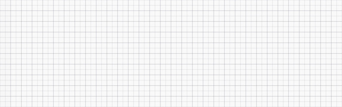 Abstract squared bg millimeter graph paper grid. Geometric pattern suitable for school technical engineering scale measurement. Vector editable stroke seamless pattern. Lined blank education template.