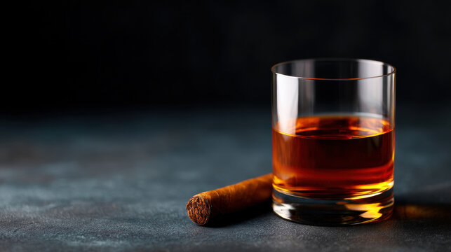 Whiskey glass cigar fathers day dad daddy