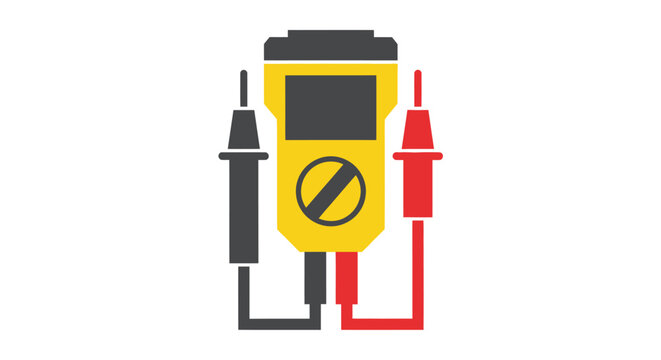 Digital Multimeter Vector Illustration