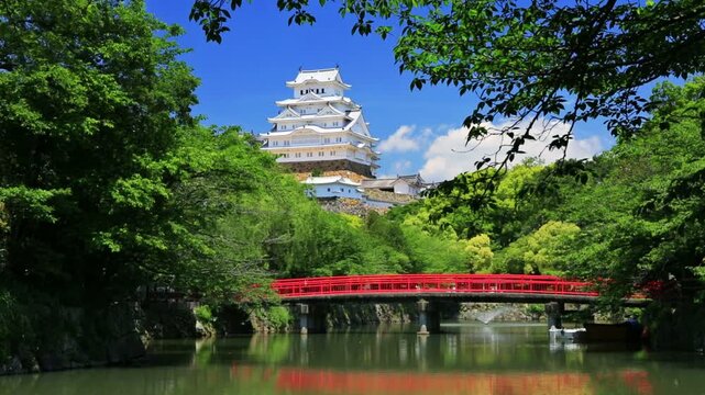 新緑の姫路城