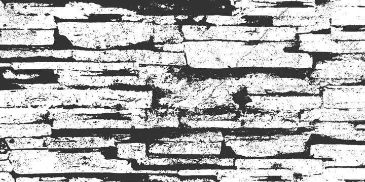 Grain texture background distressed splotch black and white grunge overlay vector illustration. Rough gritty retro material for vintage abstract design, old worn noise and dirty scratch effect