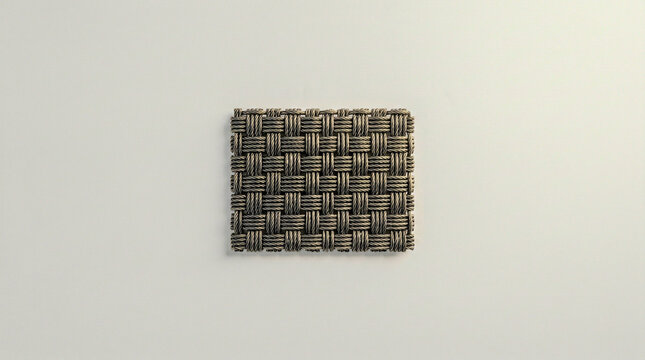 Metallic fire-retardant fabric with futuristic woven texture
